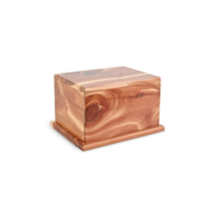 Cedar Memorial Urn